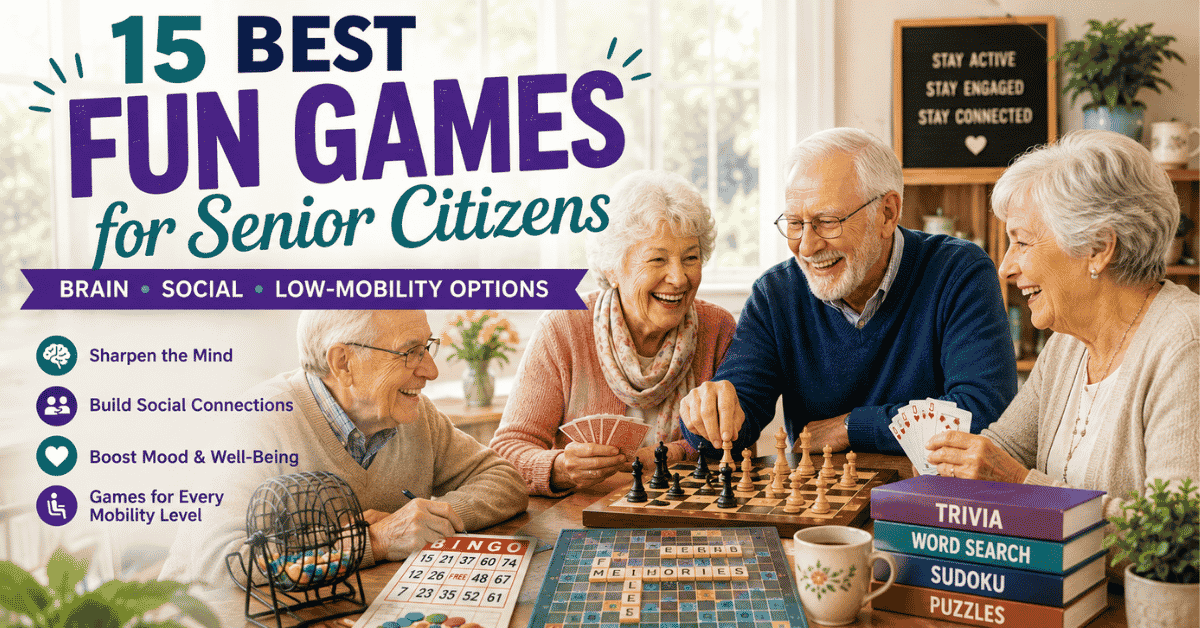 15 Best Games for Senior Citizens: Fun, Easy & Great for Groups